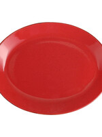 Porland Seasons Red Oval Plate Porland