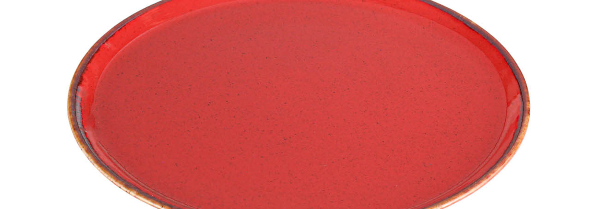 Seasons Red Pizza Plate Porland