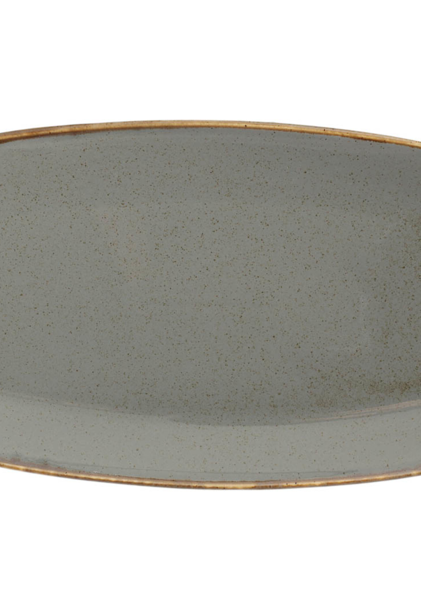 Porland Seasons Dark Grey Rectangular Platter Porland 31X18cm