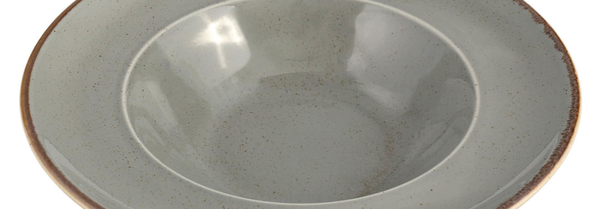 Seasons Dark Grey Pasta Plate Porland