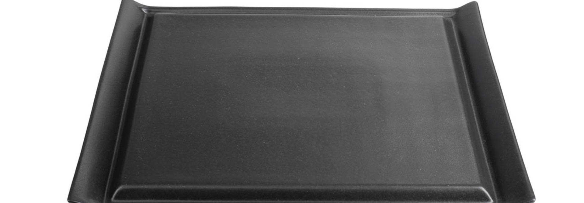 Seasons Black Steak Plate Porland 32cm