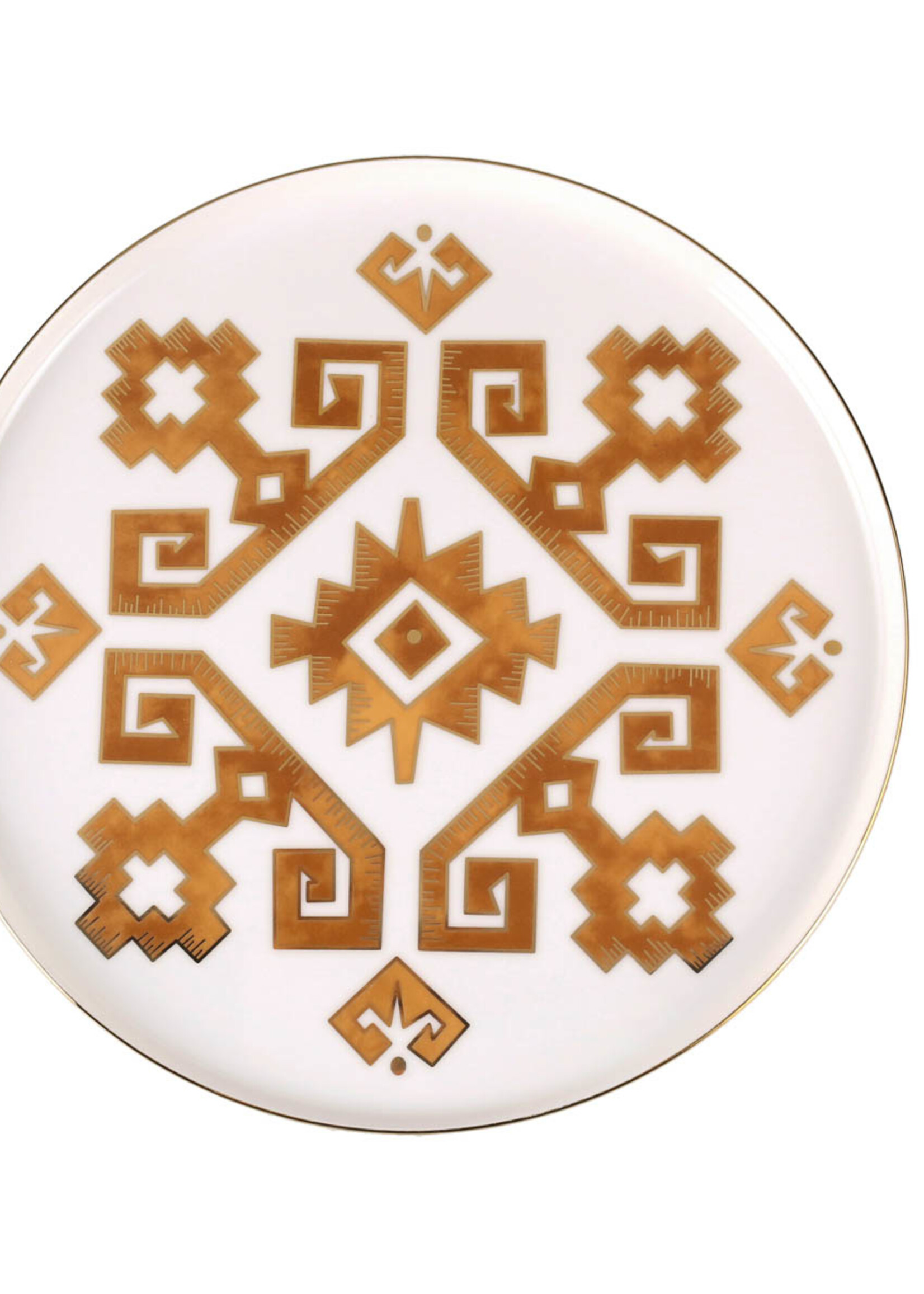 Porland Arabesque Design1 Flat Plate Porland 27cm