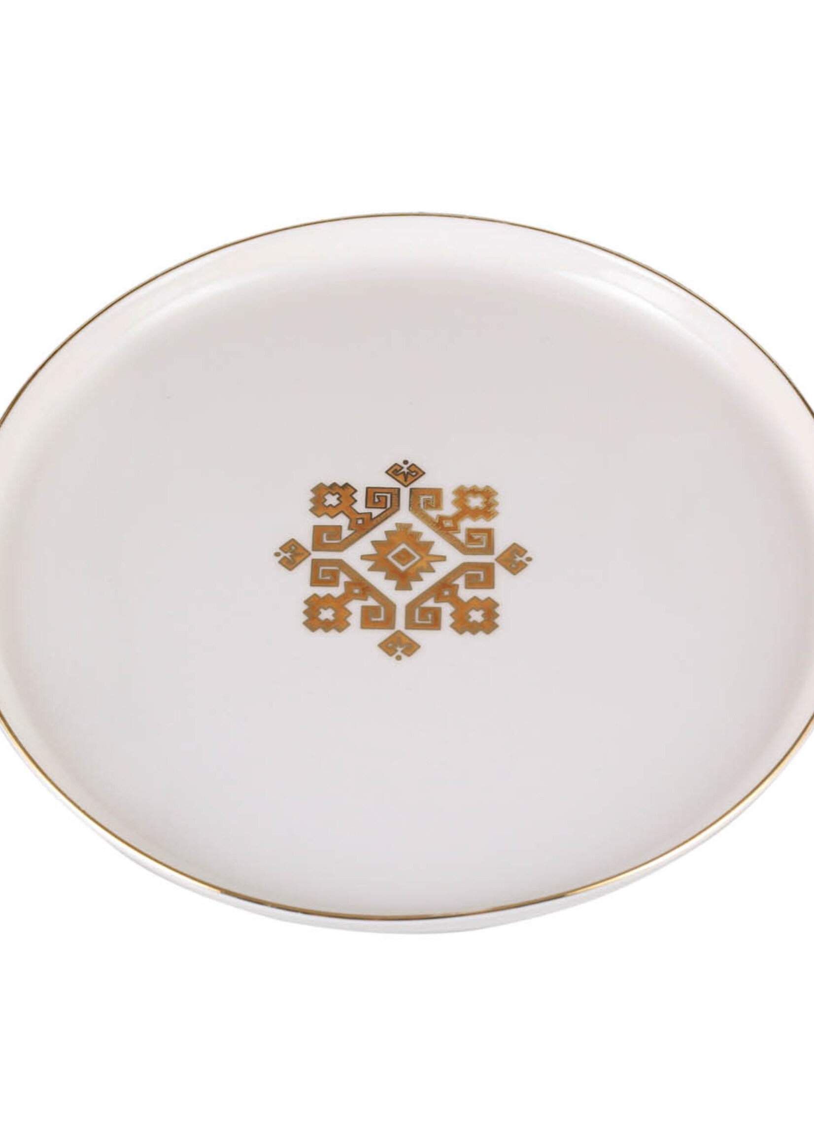 Porland Arabesque Design1 Flat Plate Porland 21cm