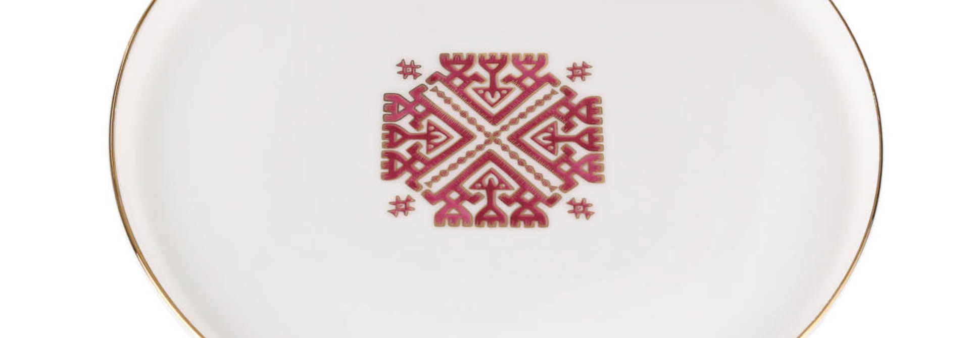Arabesque Design6 Flat Plate Porland 21cm