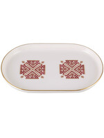 Porland Arabesque Design6 Oval Plate Porland 18cm