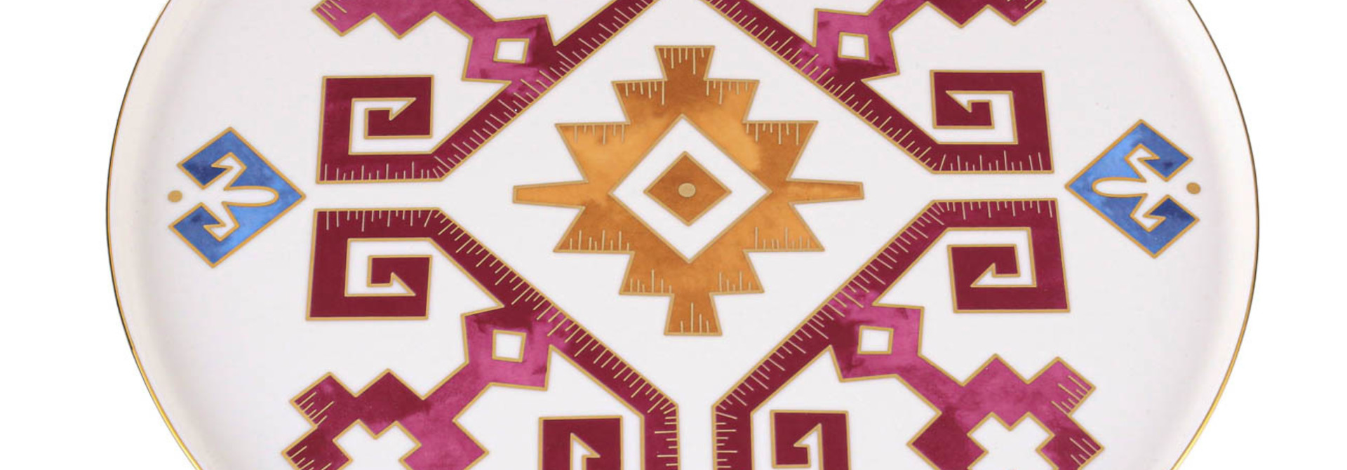 Arabesque Flat Plate Porland 31cm