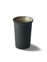 Esma Dereboy Espresso Water Cup - Black&Ivory -Esma Dereboy 6X6X8.5 cm