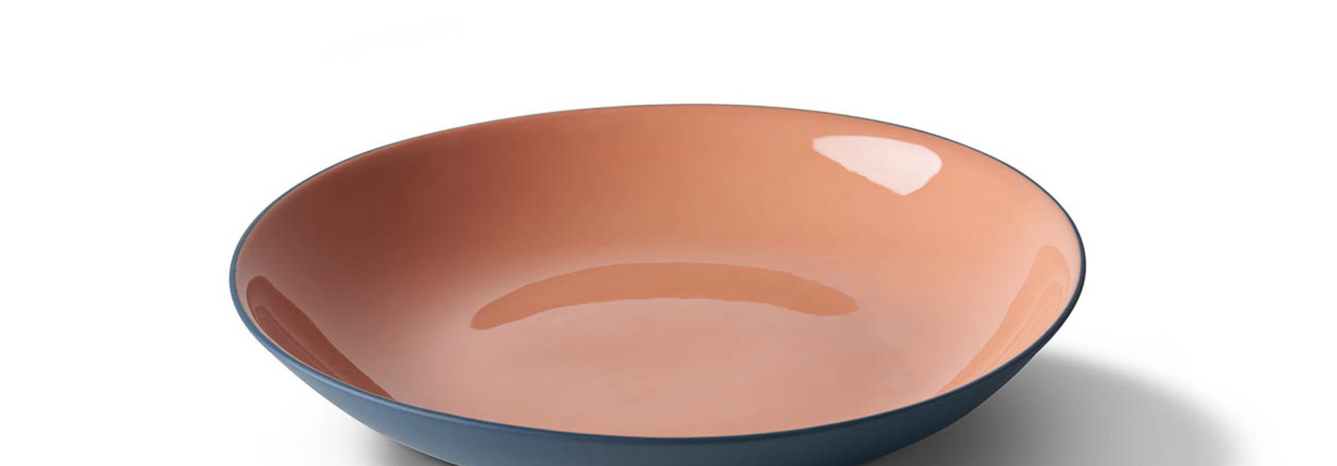 Round Deep Plate Ocean&Coral 21.5x21x5cm