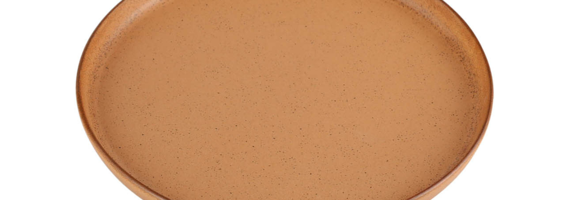 Ethos Danshari Earth Flat Round Plate Porland
