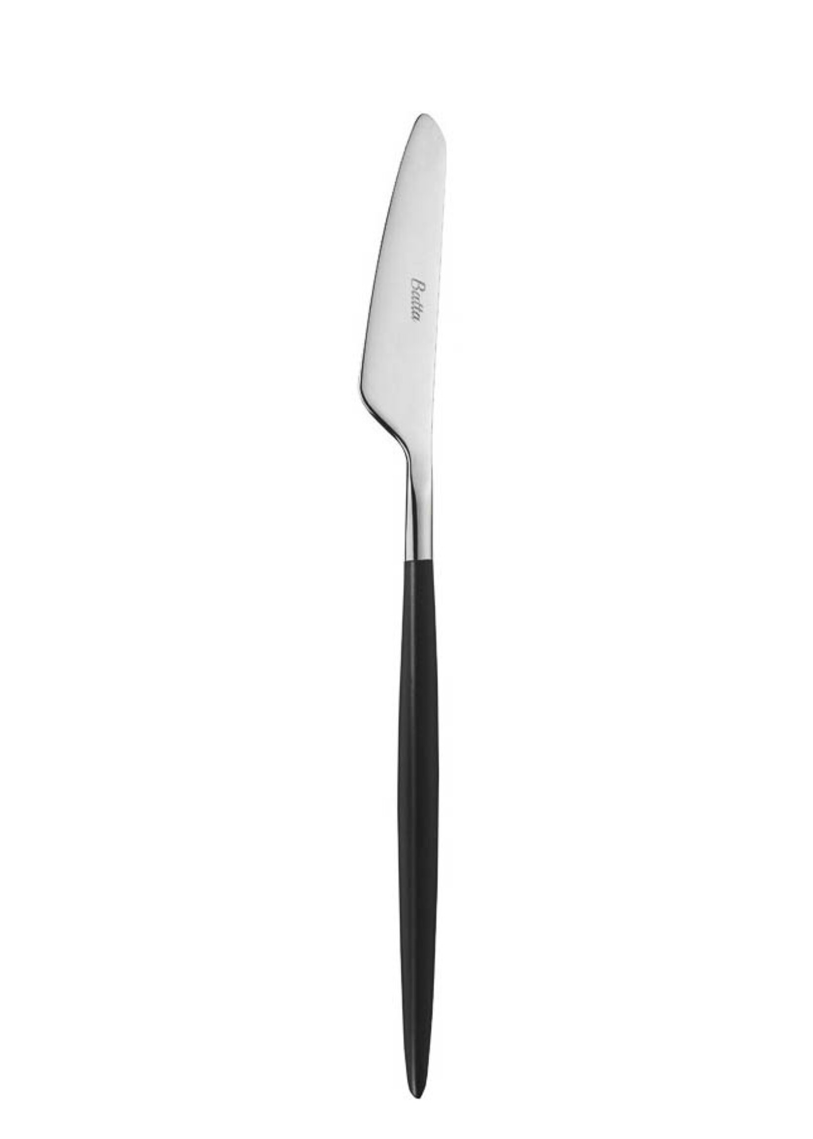 Batta Table Knife- Stainless Steel -Washabi Black-Silver Batta