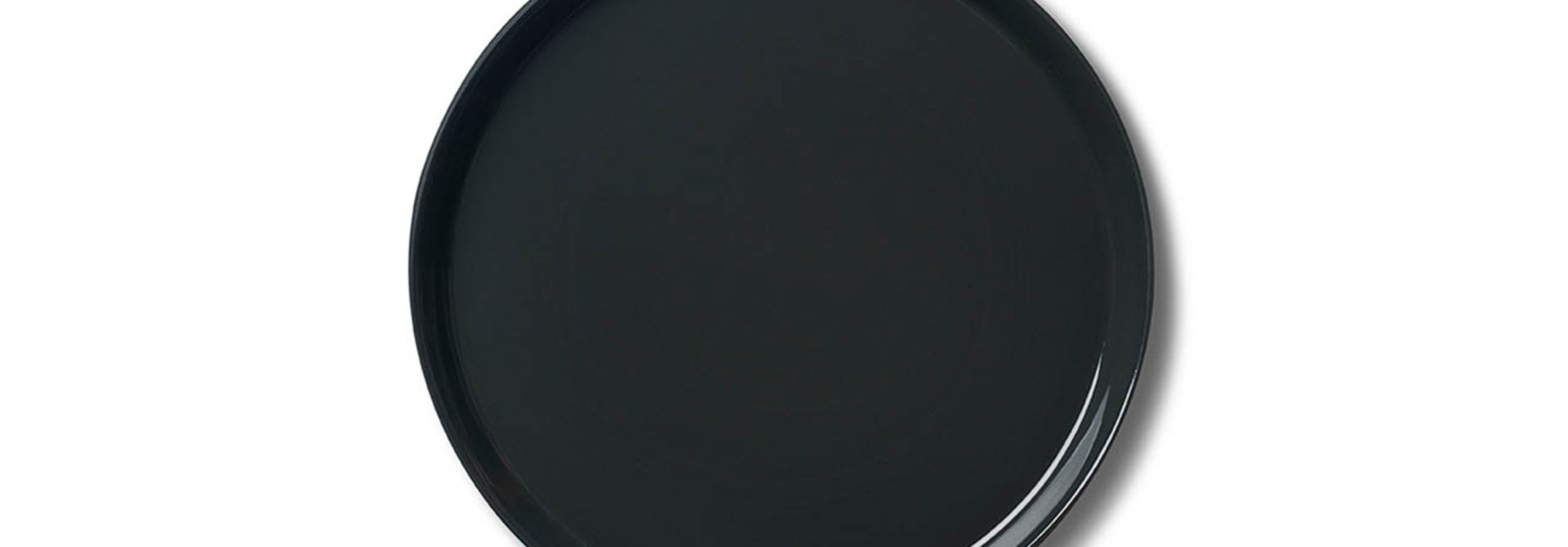 Round Plate Porcelain - Black- Esma Dereboy
