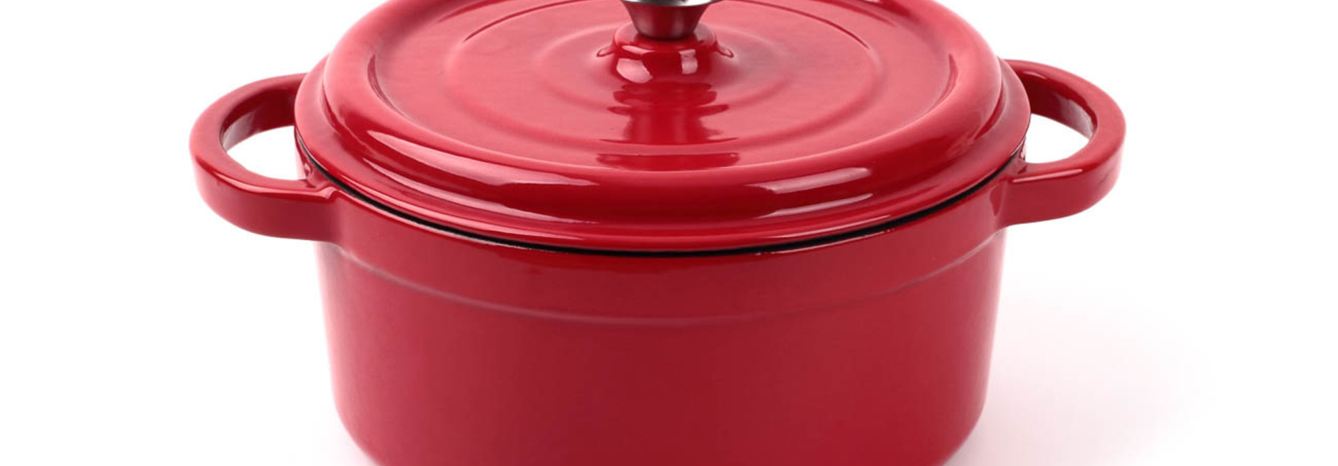 Round Deep Pot Red Pan 20cm- DU&MU