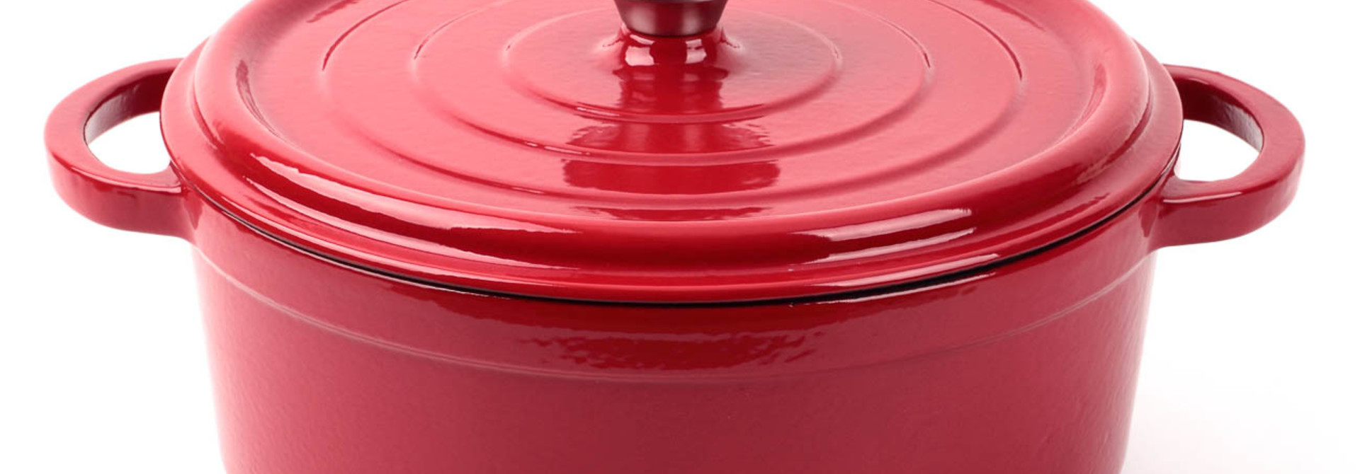 Round Deep Pot Red Pan 28cm- DU&MU