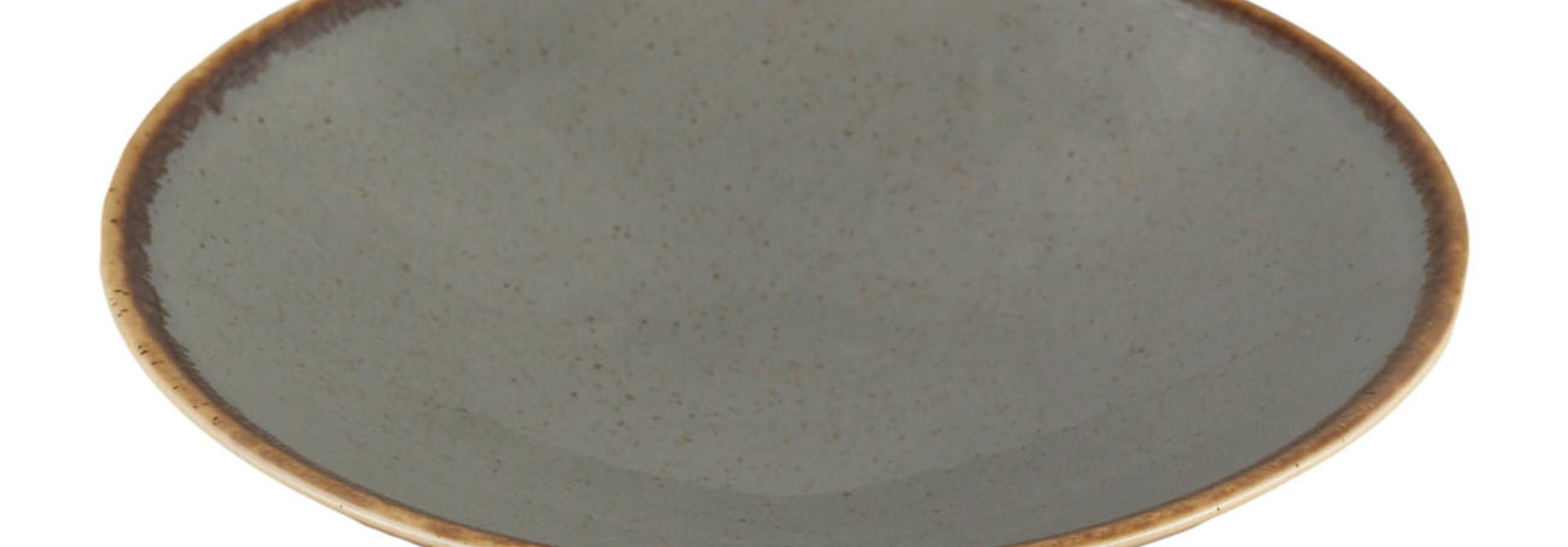 Seasons Dark Grey Deeper Plate Porland