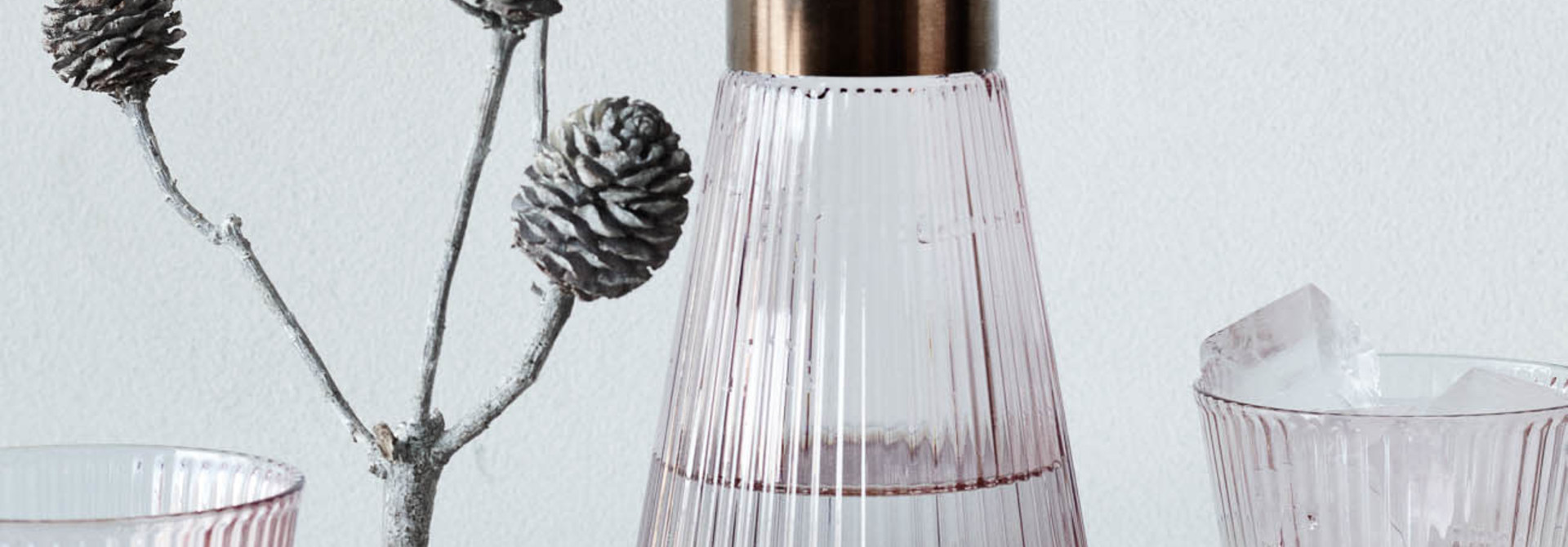 Water carafe 1L -Rosendahl