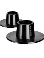 ester & erik Kaarshouder Mat Black  Medium 2pcs-Ester&Erik