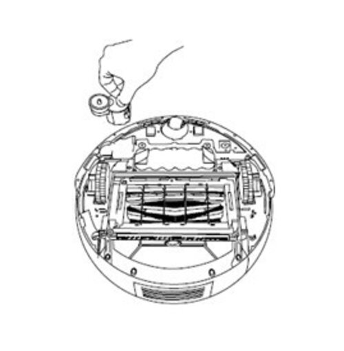 iRobot Originele Zijborstelmotor voor Roomba e, i, j-serie & 500-900 Serie - Efficiënt en Duurzaam