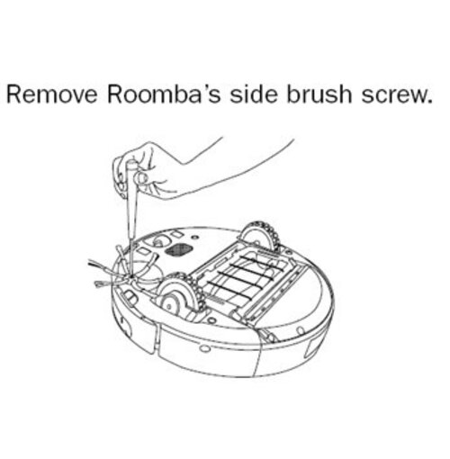 iRobot Premium Grijze Borstelmotor Unit (Borsteldeck) Compatibel met Roomba® 800 en 900 Serie Robotstofzuigers