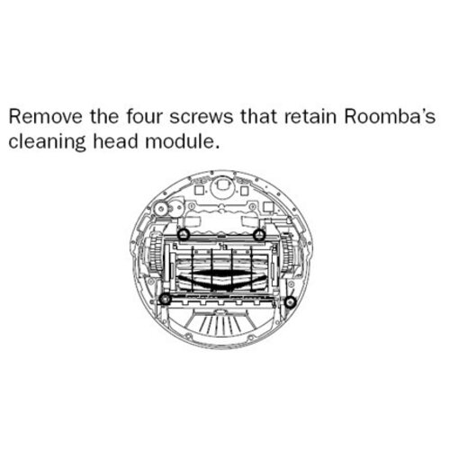 iRobot Premium Grijze Borstelmotor Unit (Borsteldeck) Compatibel met Roomba® 800 en 900 Serie Robotstofzuigers