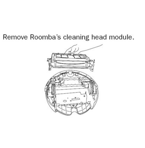 iRobot Premium Grijze Borstelmotor Unit (Borsteldeck) Compatibel met Roomba® 800 en 900 Serie Robotstofzuigers