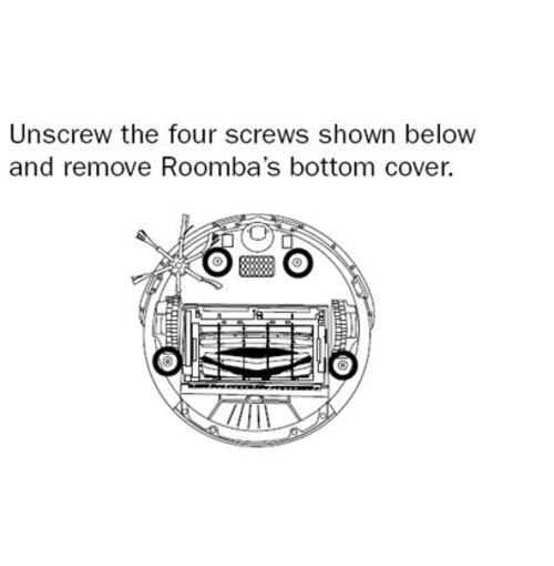 iRobot Grijze Borstelmotor Unit voor Roomba 500/600/700 Serie
