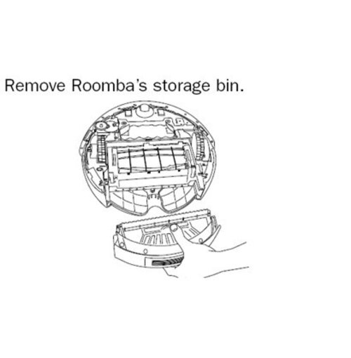 iRobot Grijze Borstelmotor Unit voor Roomba 500/600/700 Serie