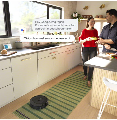 iRobot Roomba Combo 10 Max - 2-in-1 Robotstofzuiger en Dweilrobot - Inclusief AutoWash™ Dock - Matter-compatibel - SmartScrub Technologie - Wi-Fi App Besturing - Voor Tapijt en Harde Vloeren