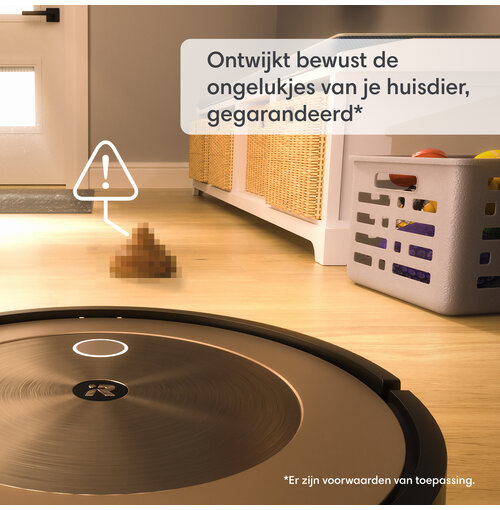 iRobot Roomba j9+ Robotstofzuiger met Automatisch Leegstation - Slimme Navigatie - Geschikt voor Grote Huizen, Huisdieren & Tapijt - Inclusief App-bediening - Tot 60 Dagen Leegstation