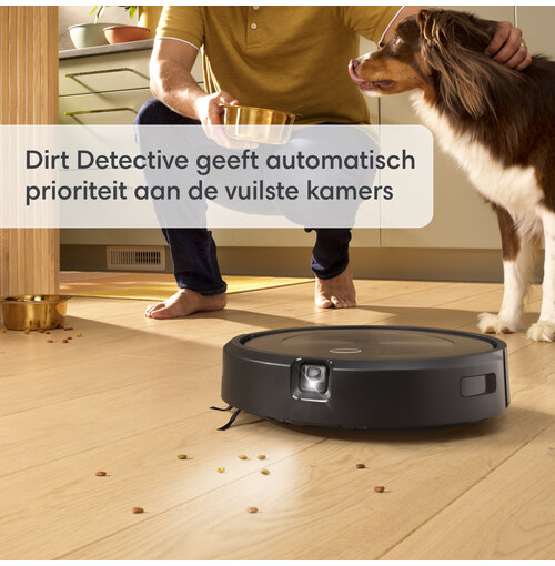 iRobot Roomba j9+ Robotstofzuiger met Automatisch Leegstation - Slimme Navigatie - Geschikt voor Grote Huizen, Huisdieren & Tapijt - Inclusief App-bediening - Tot 60 Dagen Leegstation