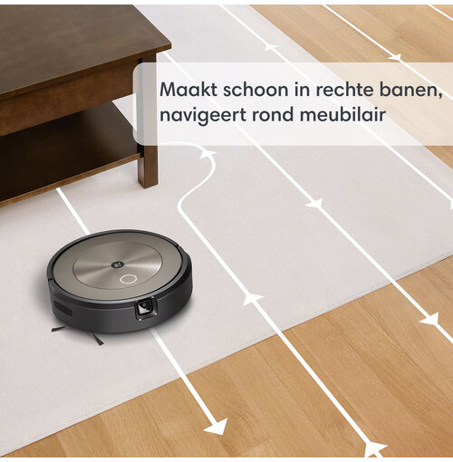 iRobot Roomba j9+ Robotstofzuiger met Automatisch Leegstation - Slimme Navigatie - Geschikt voor Grote Huizen, Huisdieren & Tapijt - Inclusief App-bediening - Tot 60 Dagen Leegstation