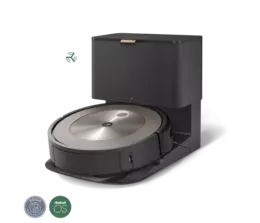 iRobot Roomba j9+ Robotstofzuiger met Automatisch Leegstation - Slimme Navigatie - Geschikt voor Grote Huizen, Huisdieren & Tapijt - Inclusief App-bediening - Tot 60 Dagen Leegstation