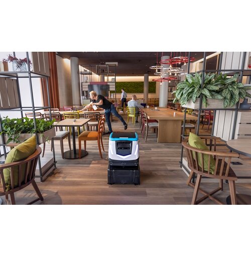 Ice Cobotics COBI-18 – Professionele Autonome Schrobzuigrobot met 18 L Tankcapaciteit – Tot 4 uur werktijd – Veilig Navigatiesysteem – Ideaal voor Bedrijven, Winkels en Publieke Ruimtes