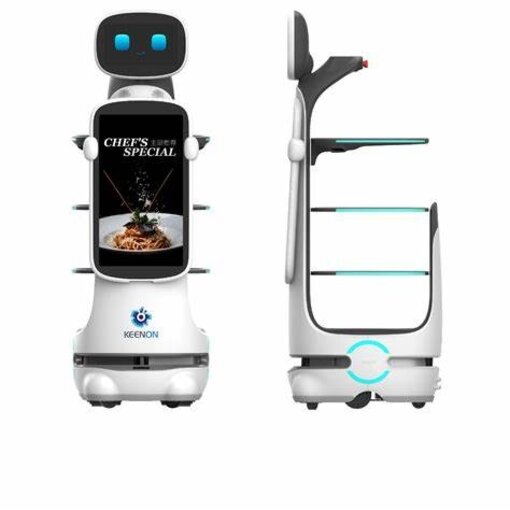 KEENON Robots DINERBOT T10 – Geavanceerde Bezorg- en Marketingrobot met Interactieve Functies