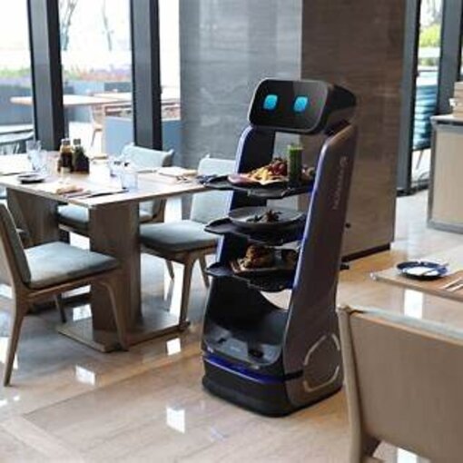 KEENON Robots DINERBOT T9 Pro – Geavanceerde Bezorgrobot met Hoge Draagcapaciteit en Slimme Navigatie