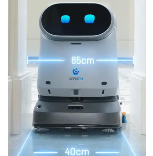 KEENON   KLEENBOT C40 – Professionele 4-in-1 Schoonmaakrobot voor Vegen, Stofzuigen, Dweilen en Stofwissen – 20 L Watertank – Tot 6 uur werktijd – Voor Grote Oppervlakken in Bedrijven en Horeca