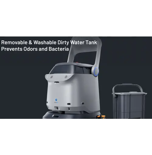 KEENON   KLEENBOT C40 – Professionele 4-in-1 Schoonmaakrobot voor Vegen, Stofzuigen, Dweilen en Stofwissen – 20 L Watertank – Tot 6 uur werktijd – Voor Grote Oppervlakken in Bedrijven en Horeca