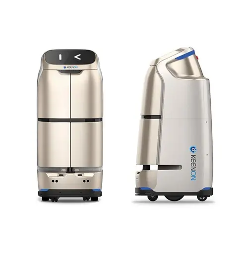 KEENON   Butlerbot W3 – Autonome Bezorgrobot met Liftintegratie – Voor Kamerservice, Horeca en Hotels – Tot 20 kg draagvermogen – Slim, veilig en 24/7 inzetbaar