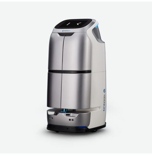 KEENON   Butlerbot W3 – Autonome Bezorgrobot met Liftintegratie – Voor Kamerservice, Horeca en Hotels – Tot 20 kg draagvermogen – Slim, veilig en 24/7 inzetbaar