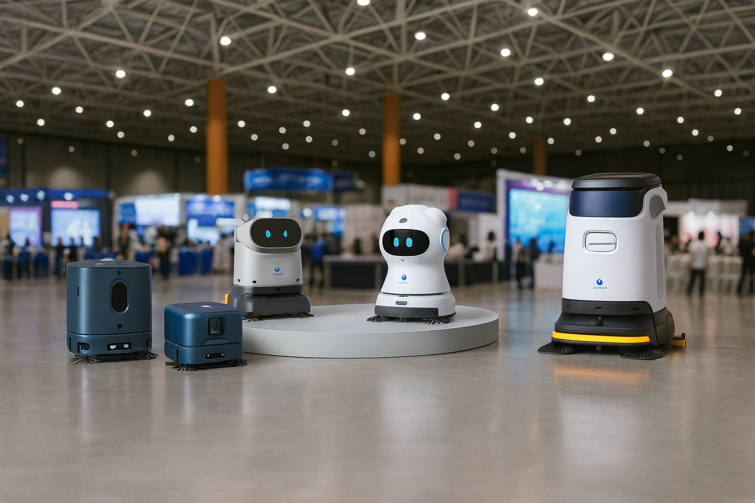 Schoonmaakrobots voor evenementenlocaties