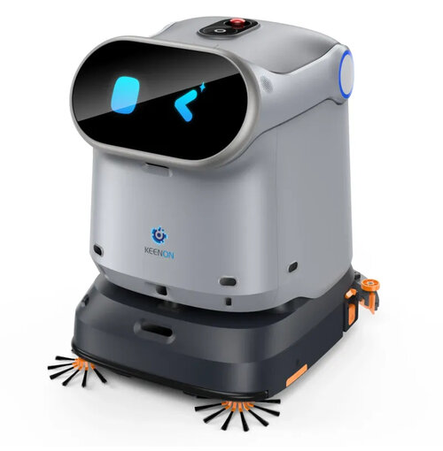 KEENON   KLEENBOT C40 – Professionele 4-in-1 Schoonmaakrobot voor Vegen, Stofzuigen, Dweilen en Stofwissen – 20 L Watertank – Tot 6 uur werktijd – Voor Grote Oppervlakken in Bedrijven en Horeca
