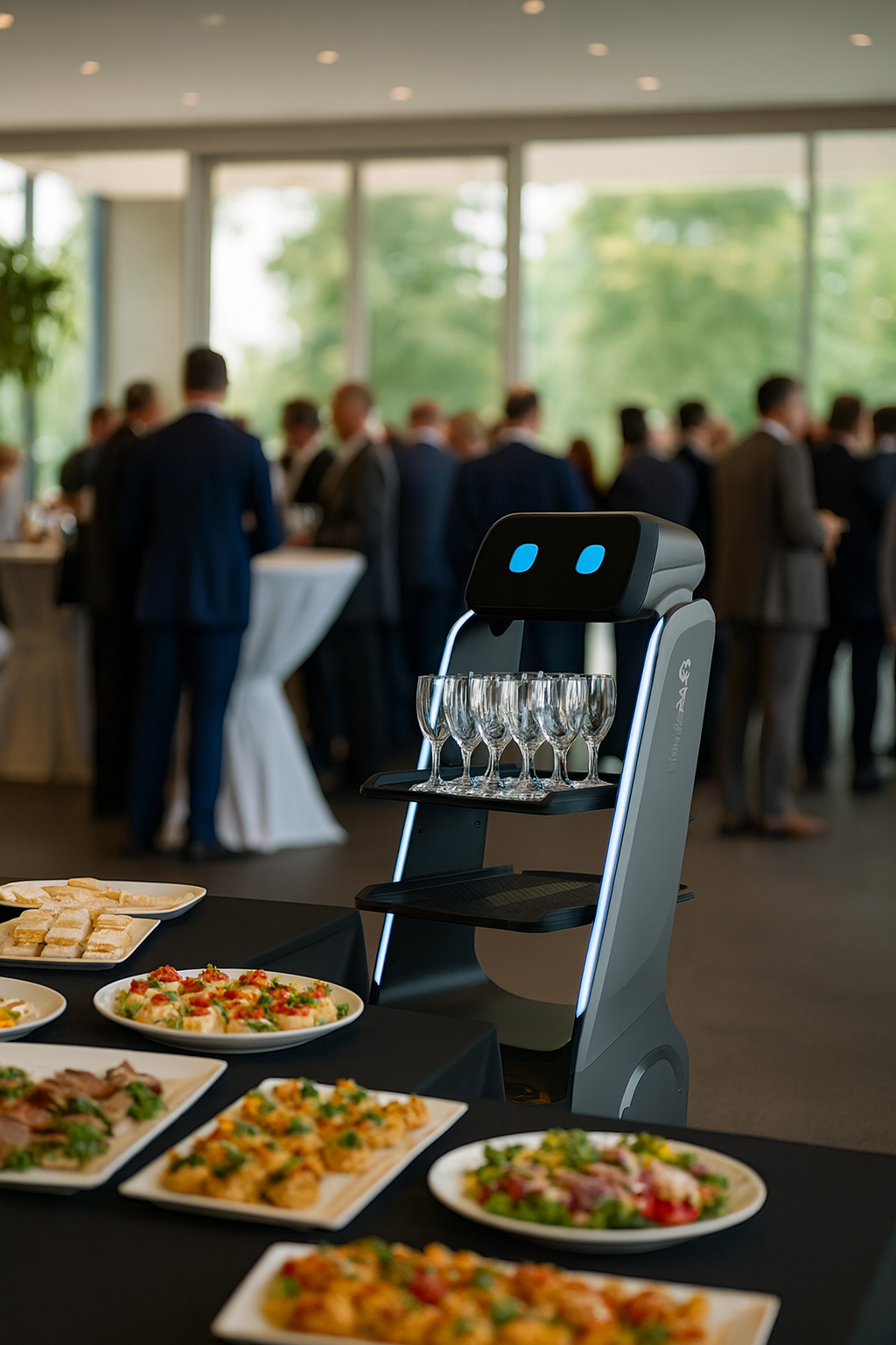 Serveerrobots voor Evenementen en Catering – Efficiënte en Stille Service-oplossing – Lease, Koop of Testmogelijkheden Beschikbaar