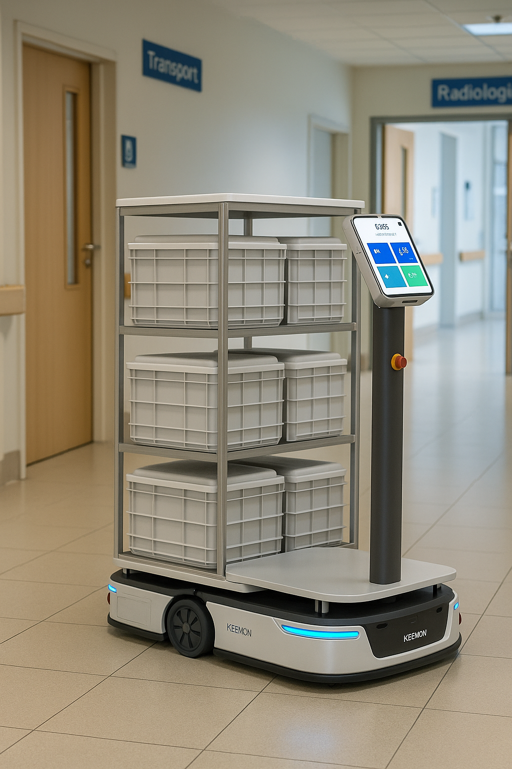 Distributie & Bezorgrobots voor Ziekenhuizen en Medische Instellingen – Betrouwbare en Hygiënische Transportoplossingen voor Klinische Omgevingen