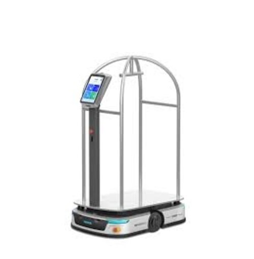 KEENON   S100 – Industriële Bezorgrobot met 100 kg draagvermogen – Autonome navigatie met Lidar en 3D-sensoren – Tot 10 uur werktijd – Ideaal voor logistiek, productie en magazijnen