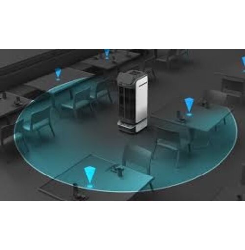 KEENON   Dinerbot T3 – Gesloten Bezorgrobot met Automatische Deuren – Voor Veilige Bezorging in Horeca en Hotels – Tot 35 kg draagvermogen – Stil, hygiënisch en betrouwbaar