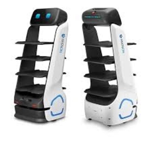 KEENON   Dinerbot T9 – Professionele Bezorgrobot met 4 Trays, Autonome Navigatie en Lange Batterijduur – Tot 40 kg Draagvermogen – Ideaal voor Restaurants, Hotels en Evenementen