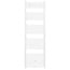 Handdoek Radiator met Midden Aansluiting - 699 Watt - 1800 x 400 mm - Wit