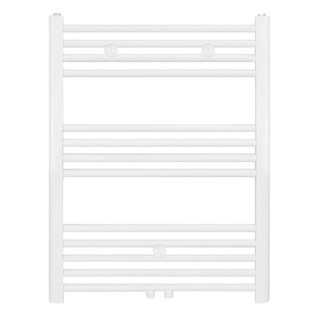 Handdoek Radiator met Midden Aansluiting - 352 Watt - 800 x 500 mm - Wit