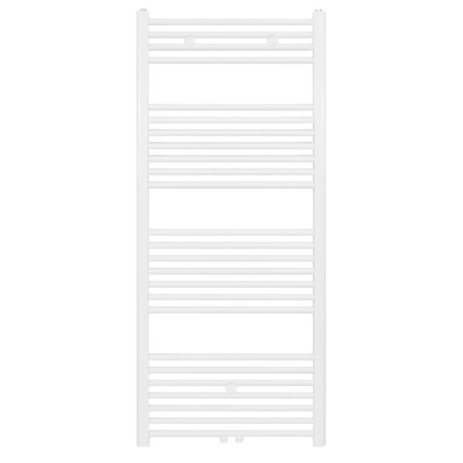 Handdoek Radiator met Midden Aansluiting - 655 Watt - 1400 x 500 mm - Wit