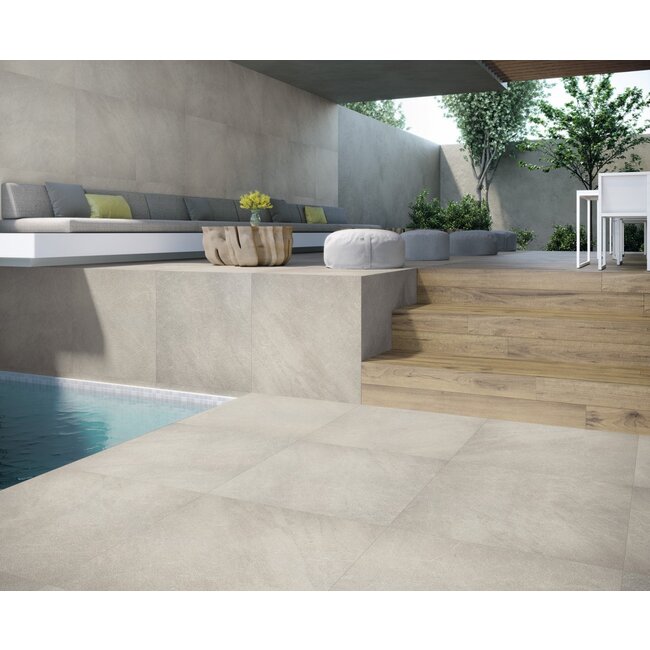 Formentor Vloer- en Wandtegel - 59,2 x 59,2 cm - Gris