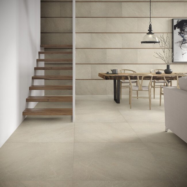 Formentor Vloer- en Wandtegel - 59,2 x 59,2 cm - Beige